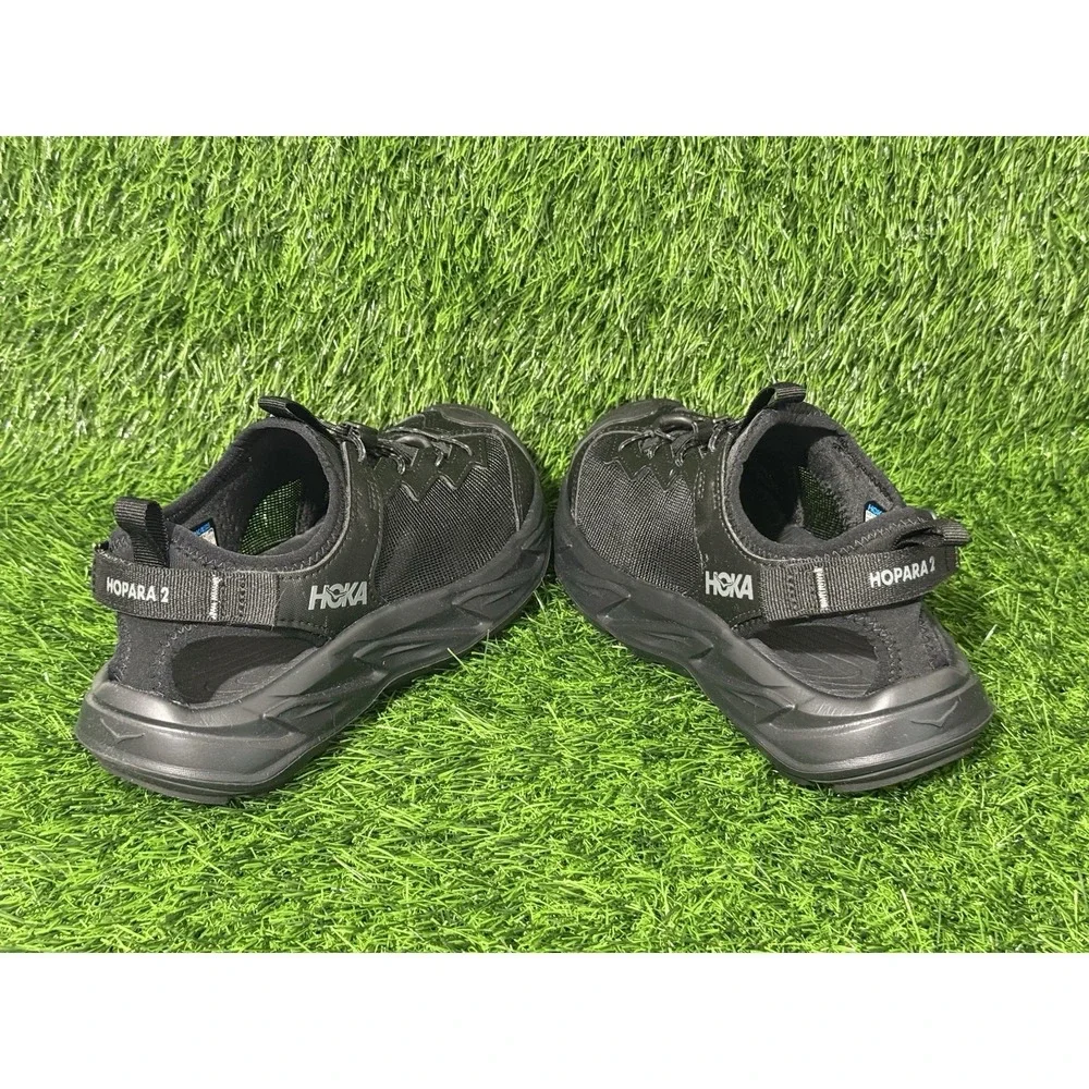 Hoka Hopara 2 1162552 BBLC Youth 4MD Trail Outdoor Sandals Black New - Picture 7 of 9